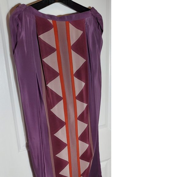 Mosswear Hand Painted 3-PC Silk Dress – Size M - Picture 7 of 12